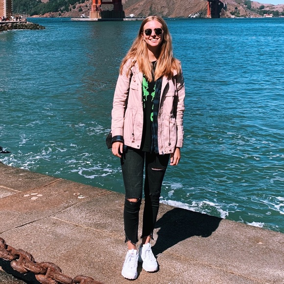 We the free mid rise ripped skinny ankle jean washed black denim - Picture 1 of 3